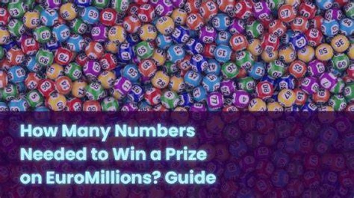 How many numbers do I need to win anything on EuroMillions?