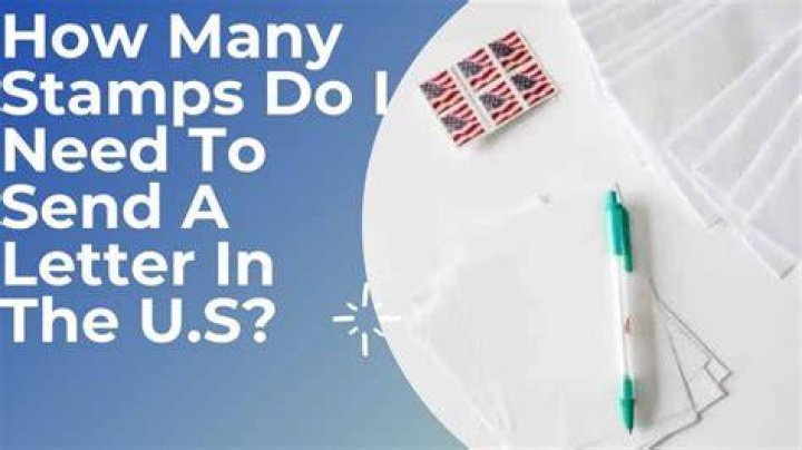 How many stamps do I need for a letter to England?