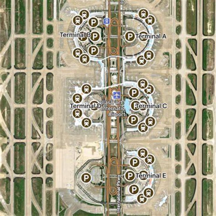 How many terminals does Dallas airport have?