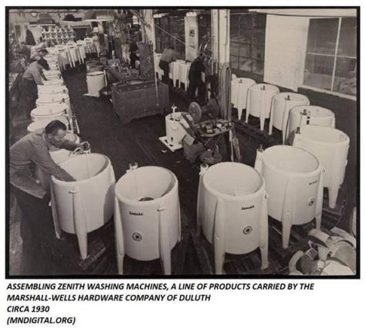 How much did a washing machine cost?