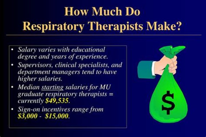 How much do respiratory care therapists make?