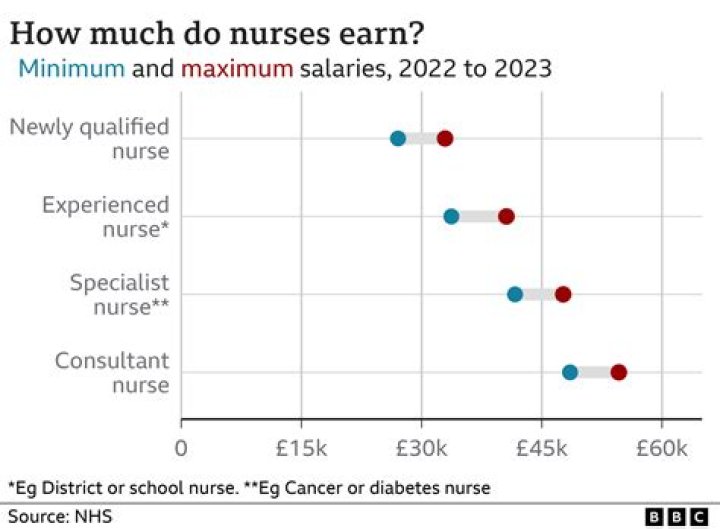 How much does a nurse in an hour?