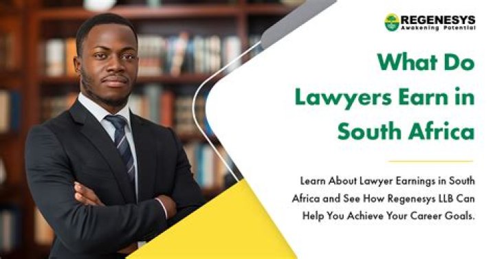 How much does a professional lawyer earn in South Africa?