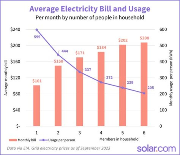 How much does the average family spend on electricity?