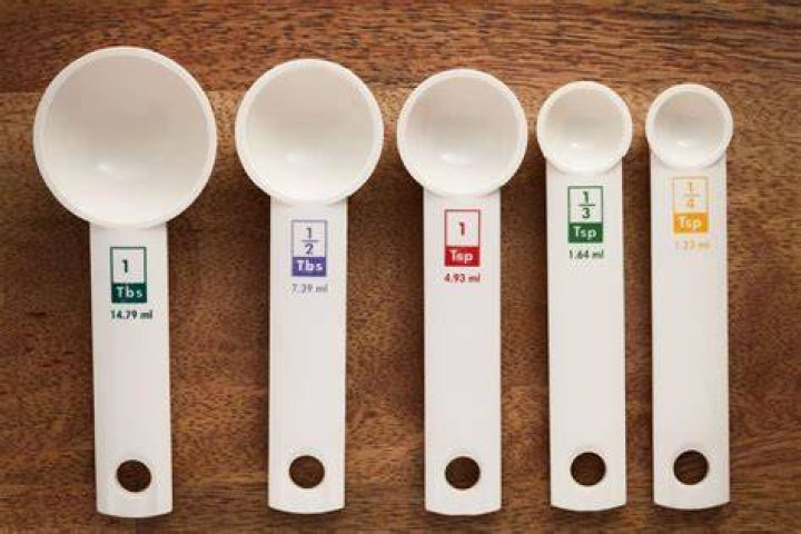 How much is 10 mg in a spoon?