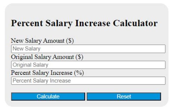 How much is a 3 percent salary increase?