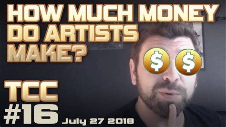 How much money do artists make an hour?