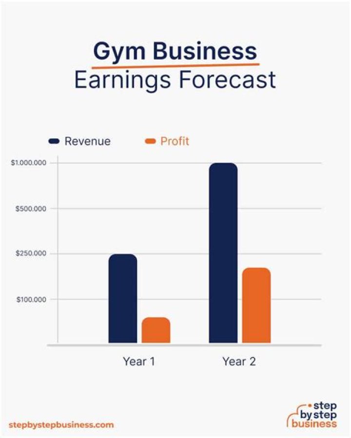 How much profit does a gym make a year?