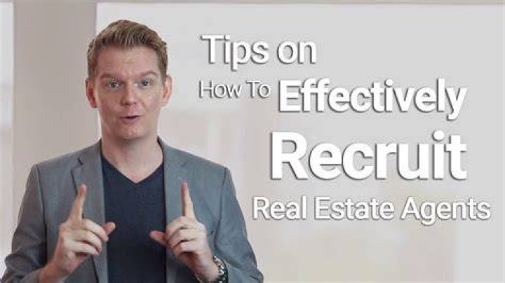 How to recruit commercial real estate agents?