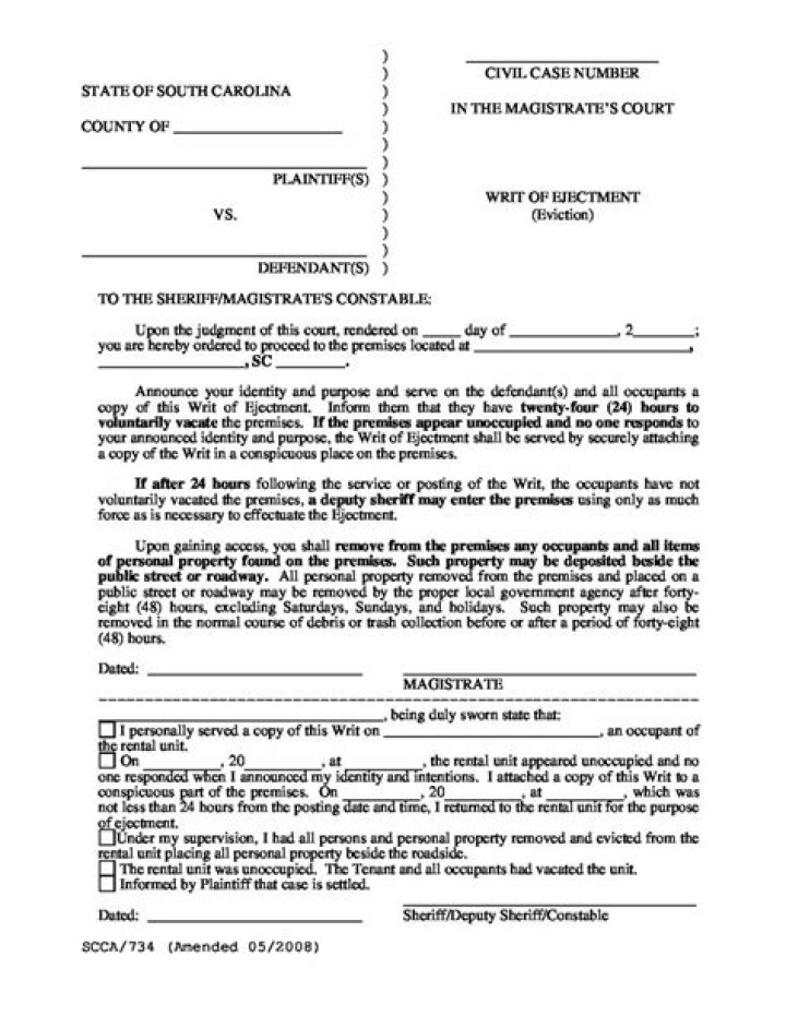 Is a writ the same as a lien?