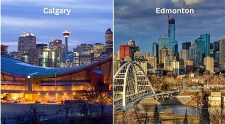 Is Calgary or Edmonton bigger area?