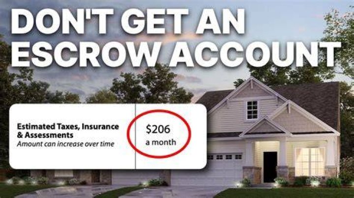 Is escrow required on a second home?