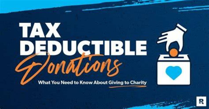 Is giving money to someone tax deductible?