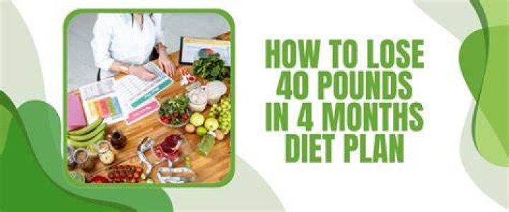 Is it healthy to lose 40 pounds in a month?