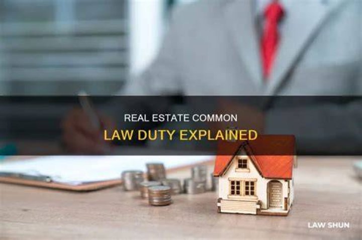 Is real estate under common law?