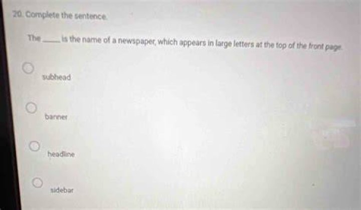 Is the name of a newspaper which appears in large letters at the top of the front page?