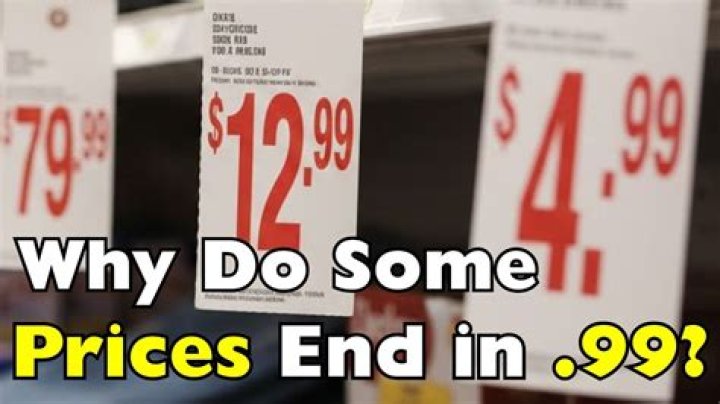 Should prices end in 99?
