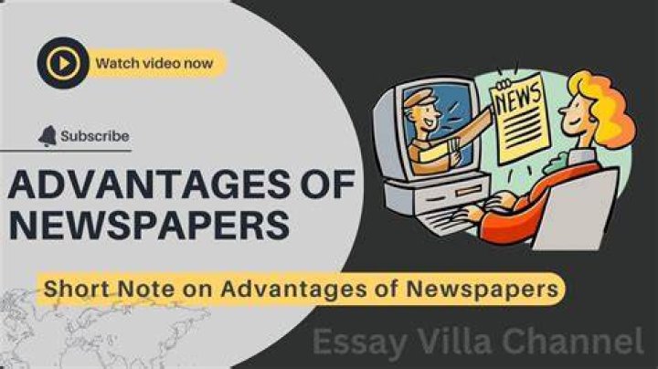 What are the advantages of newspapers over the other mass media?