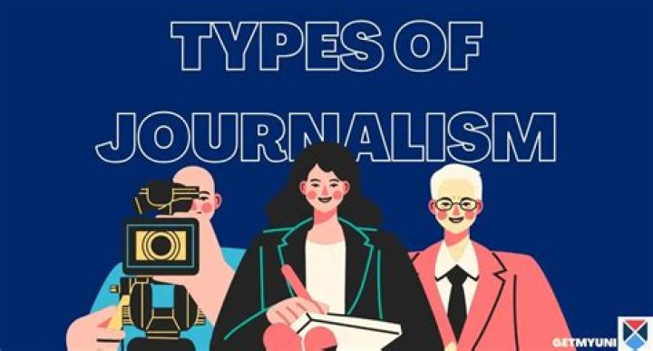 What are the different types of journalism?