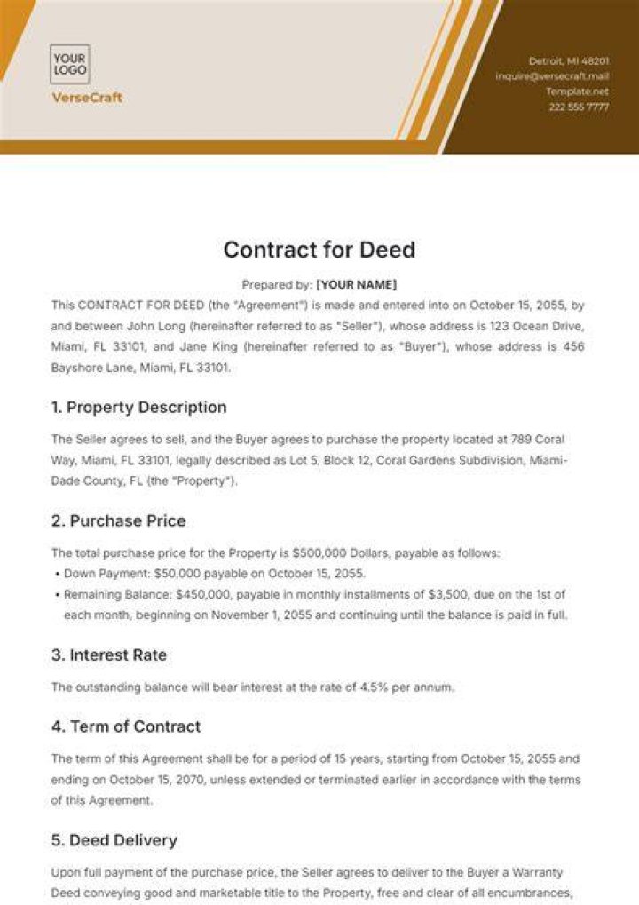 What are the disadvantages of a contract for deed for a buyer?