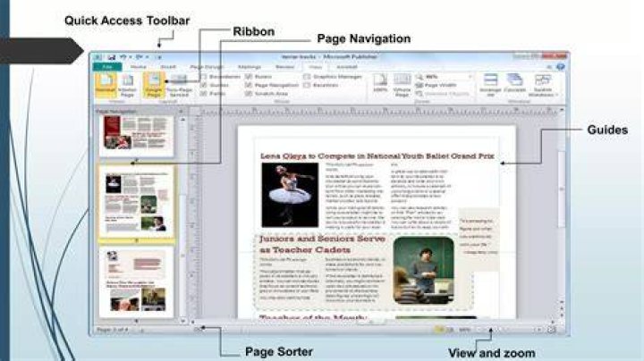 What are the functions and features of Microsoft Publisher?