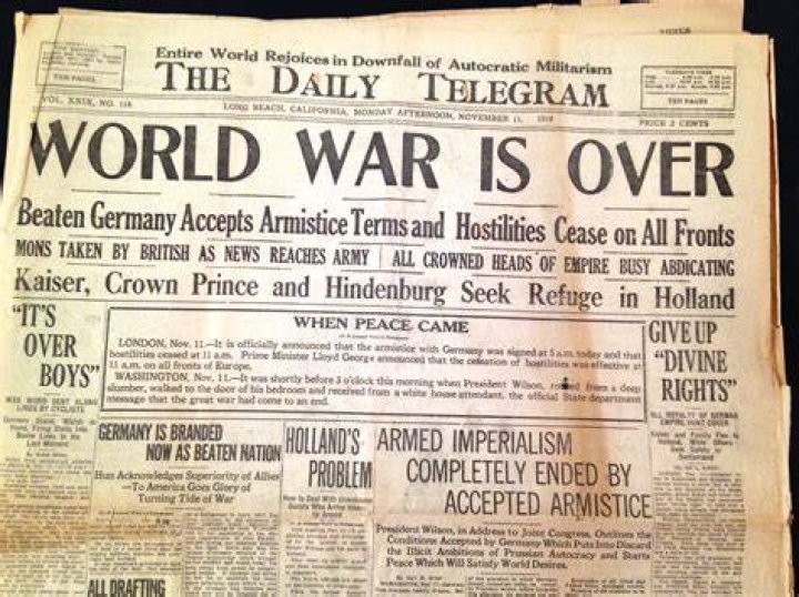 What did the newspapers call World war?