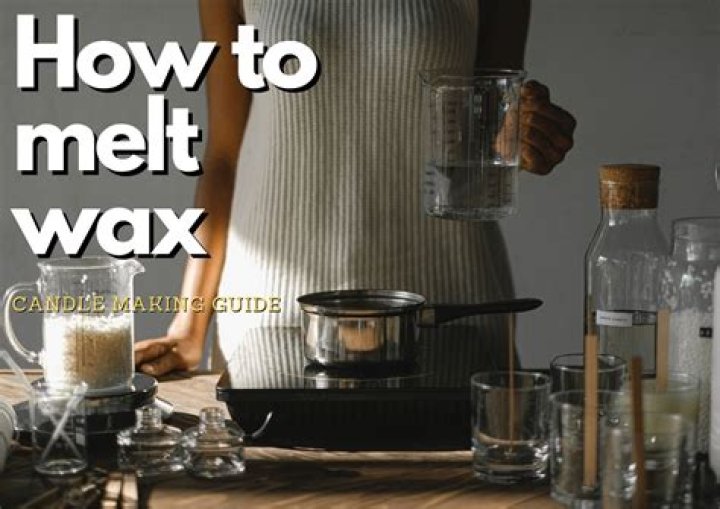 What do candle makers use to melt wax?
