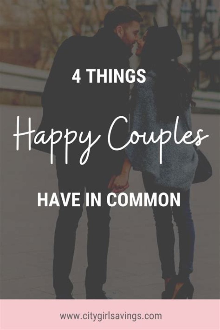 What do successful couples have in common?