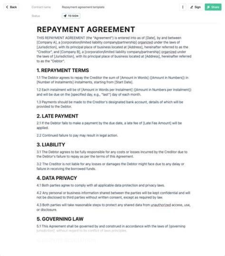 What document represents the borrowers promise to repay the loan?