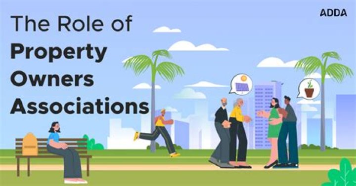 What does a property owners association do?