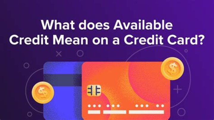 What does available credit for cash mean on a credit card?