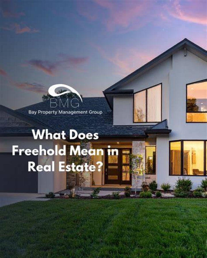 What does freehold mean in real estate?
