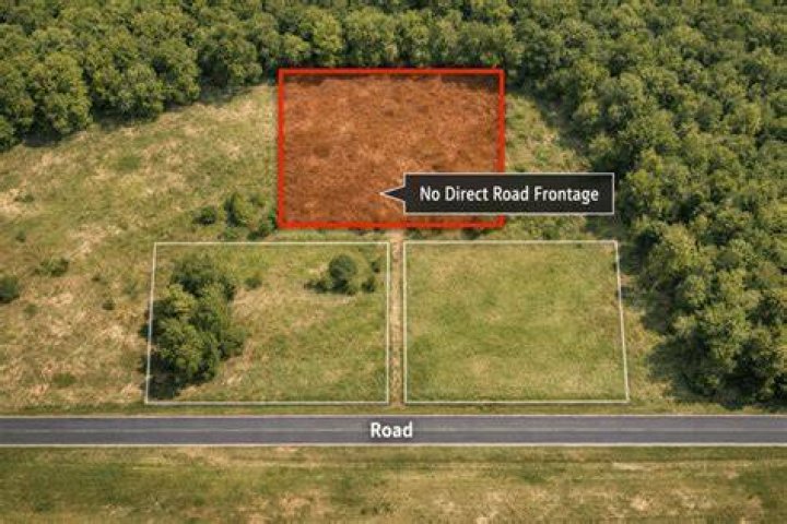 What does it mean when a property has no legal access?