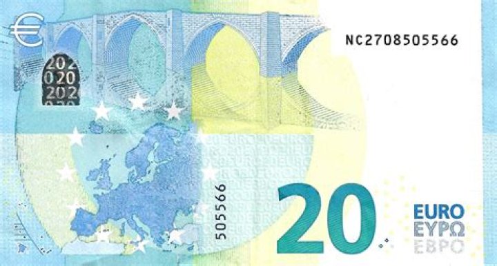 What does the new 20 euro note look like?