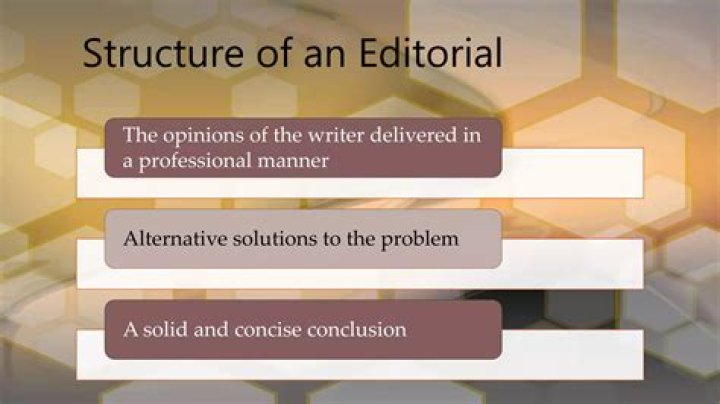 What exactly is an editorial?