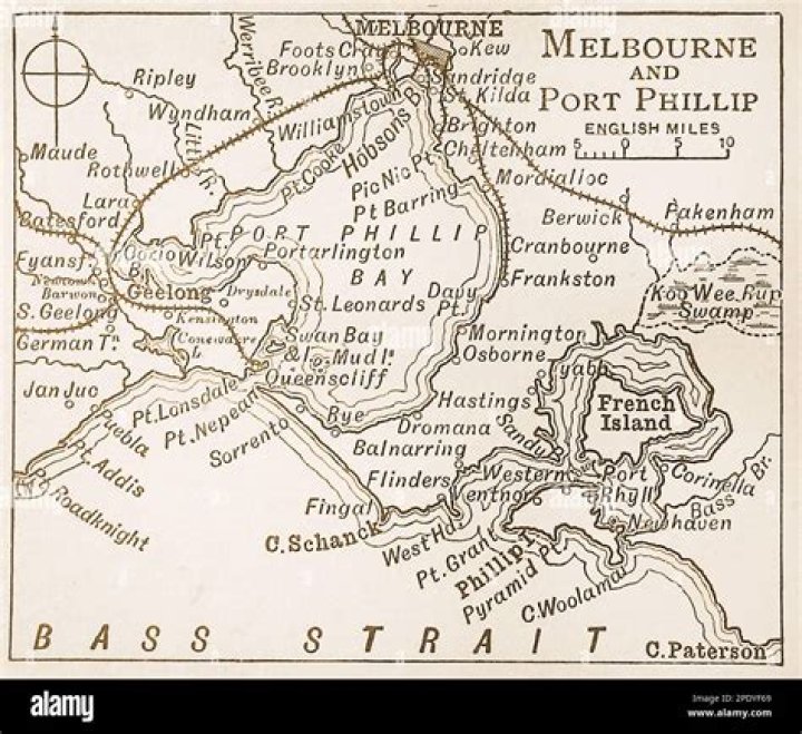 What happened to Port Phillip Bay around 6000 10 000 years ago?