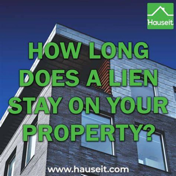 What happens when a lien is placed on a property?