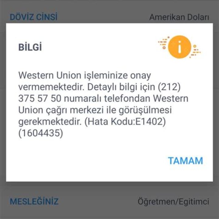 What happens when Western Union blocked you?