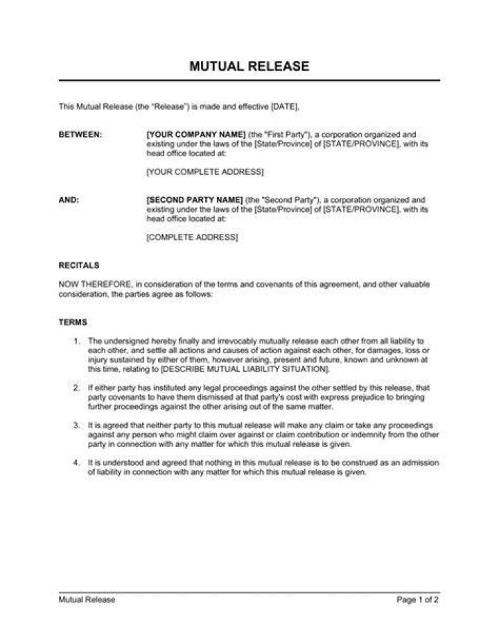 What if buyer does not sign mutual release?