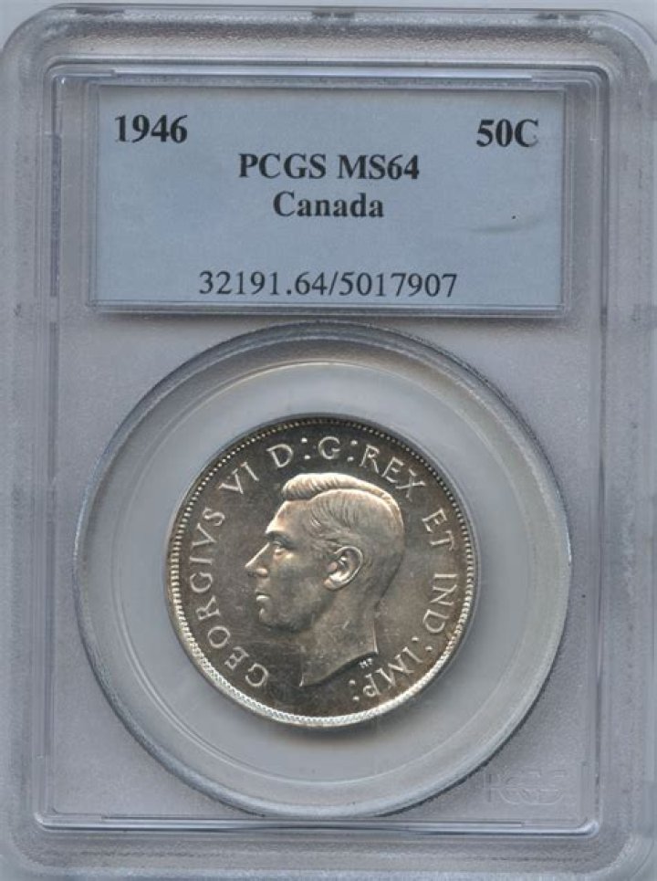 What is a 1946 fifty cent piece worth?
