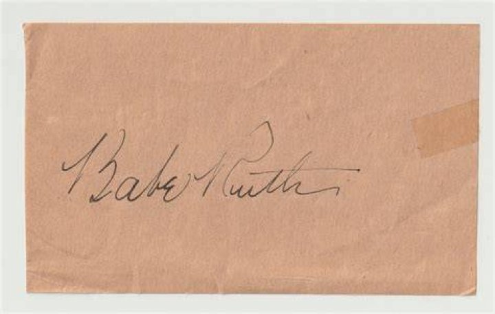 What is a Babe Ruth autograph worth?