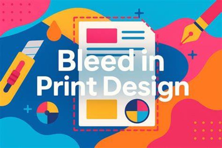 What is a bleed in a newspaper?