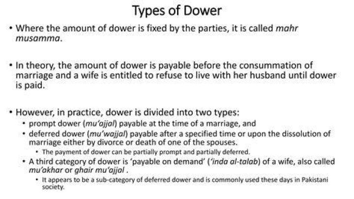 What is a Dower clause?