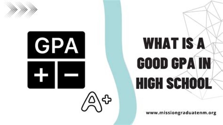 What is a good high school credit?