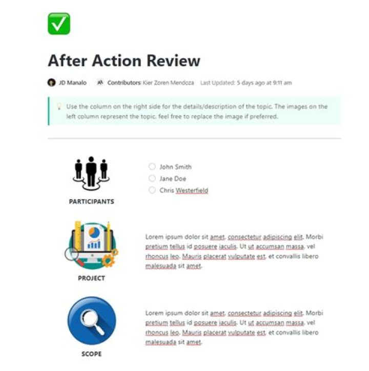 What is a public after action report?