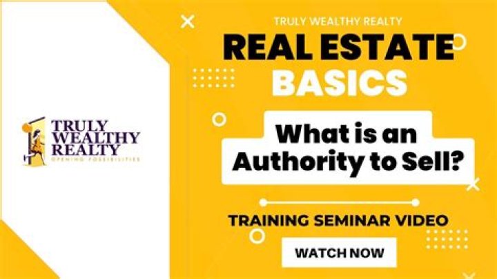 What is an authority in real estate?