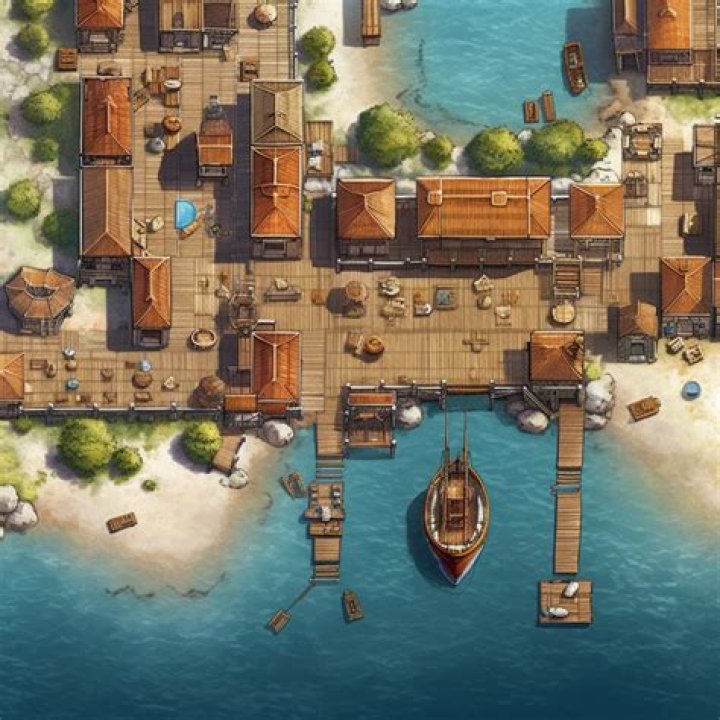 What is an example of a port city?