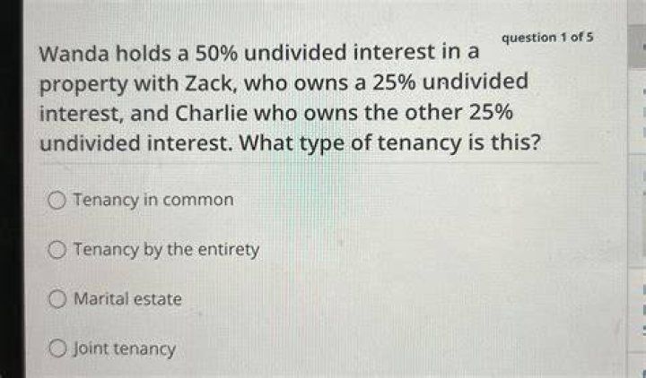 What is an undivided 50% interest?