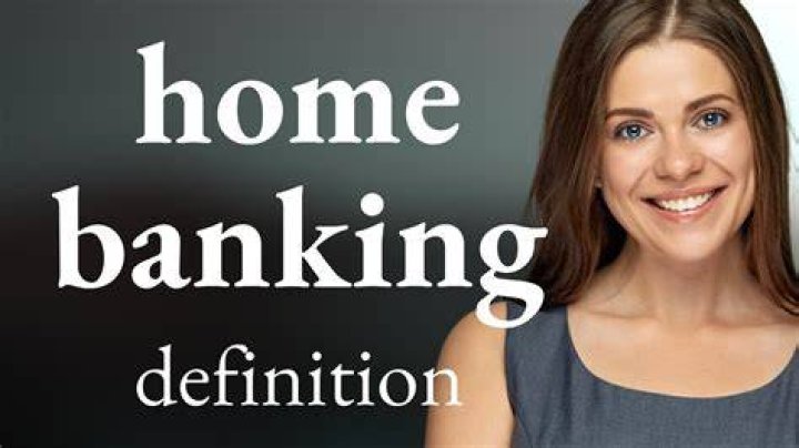 What is home banking called?