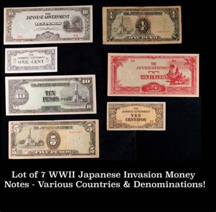 What is Japanese invasion money worth?